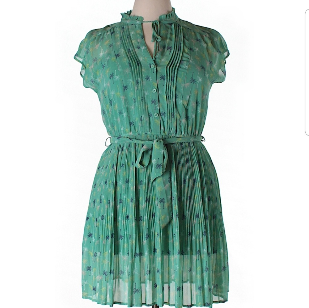 Pleated A line dress